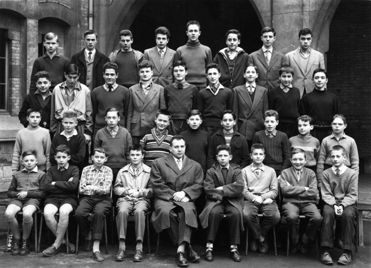Classe de 3ème M - 1958