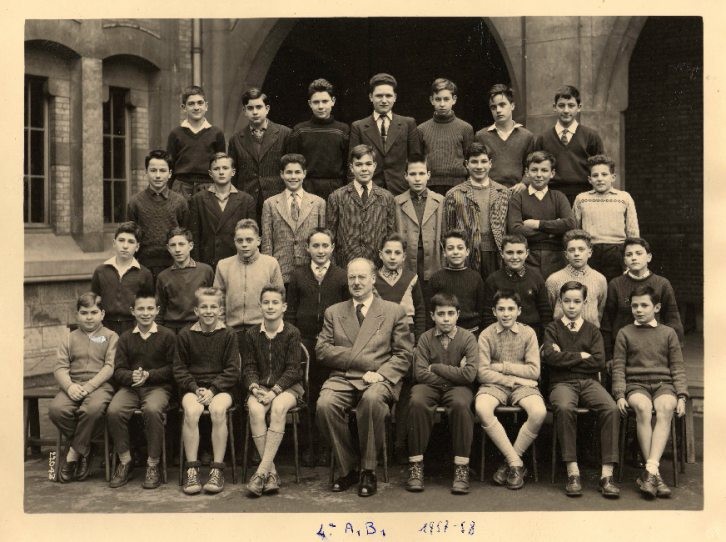 Classe de 4ème AB - 1957