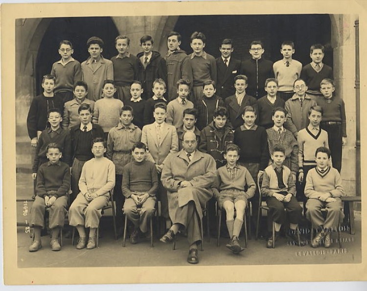 Classe de 4ème B6M1 - 1955