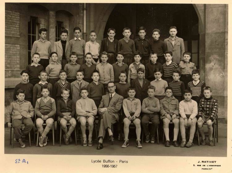 Classe de 5ème A1 - 1956
