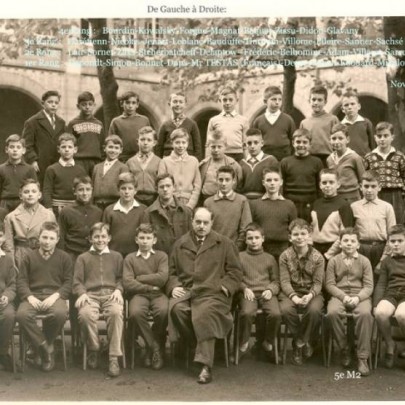 Classe de 5&egrave;me M2 - 1957