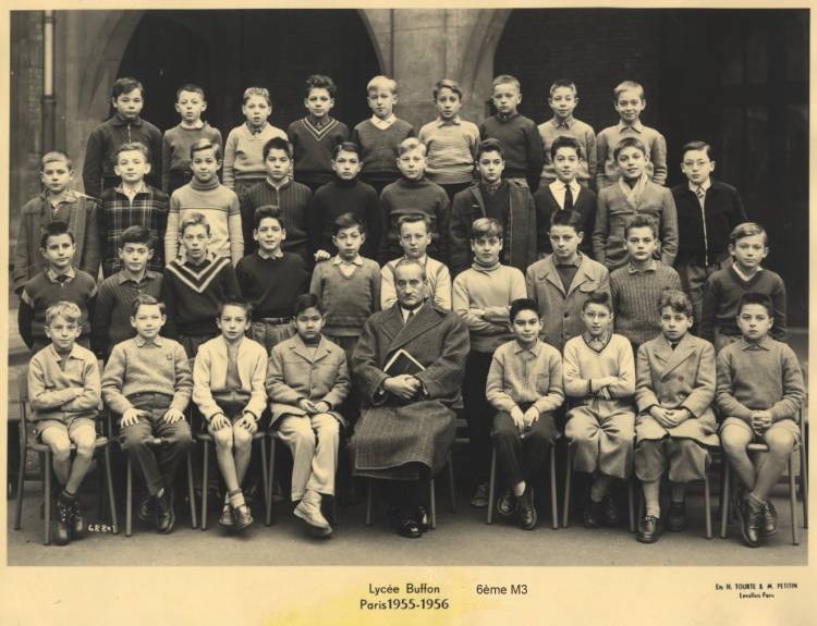 Classe de 6ème M3 - 1955