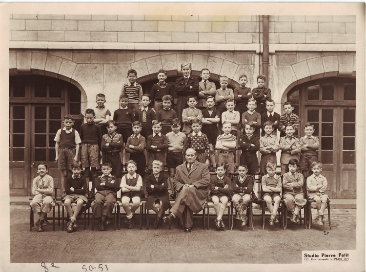 Classe de 8ème 2 - 1950 