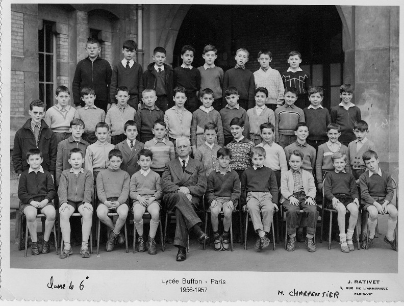 Classe de 6ème ME - 1956