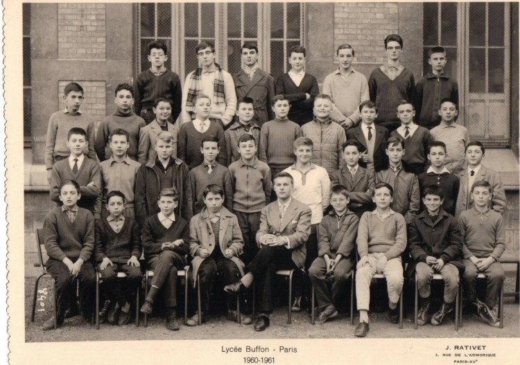Classe de 4ème M - 1960