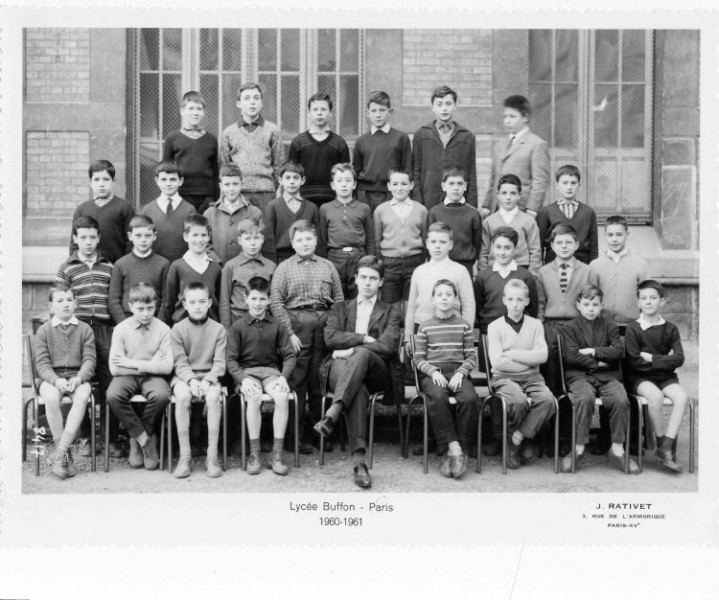 Classe de 5ème M - 1960