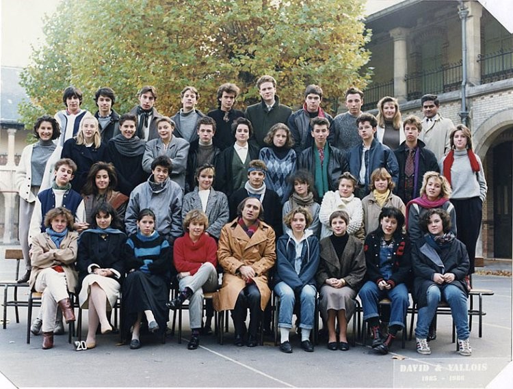 Classe de 1ère B - 1986