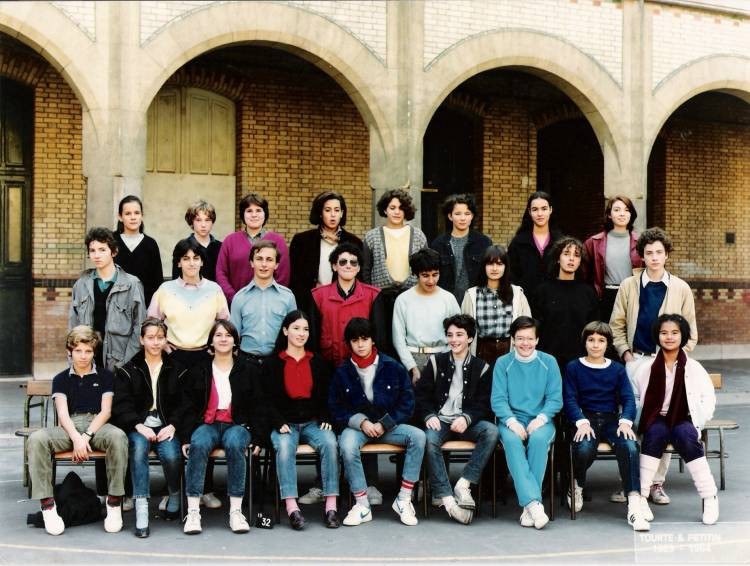 Classe de 3ème 8 - 1984