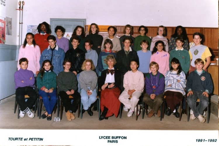 Classe de 4ème 3 - 1991