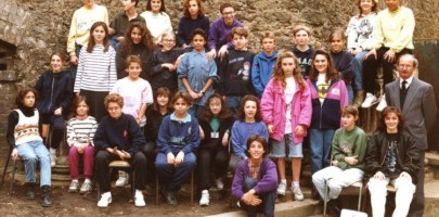 Classe de 5ème 4 - 1990