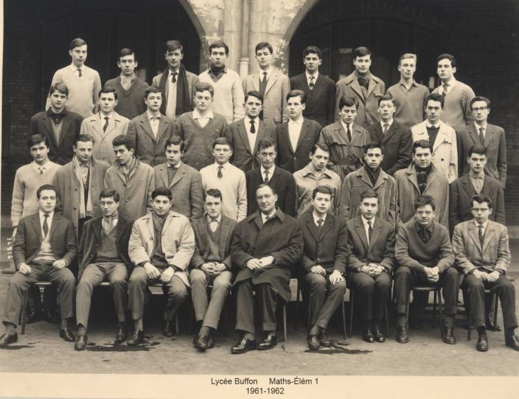 Classe de Mathématiques Elémentaires 1 - 1961