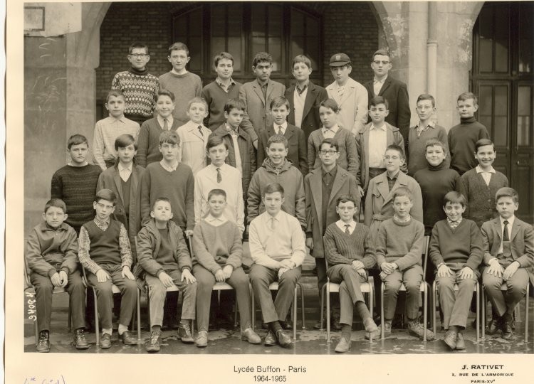 Classe de 4ème B4 - 1964