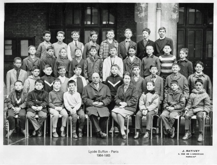 Classe de 6ème A3- 1964