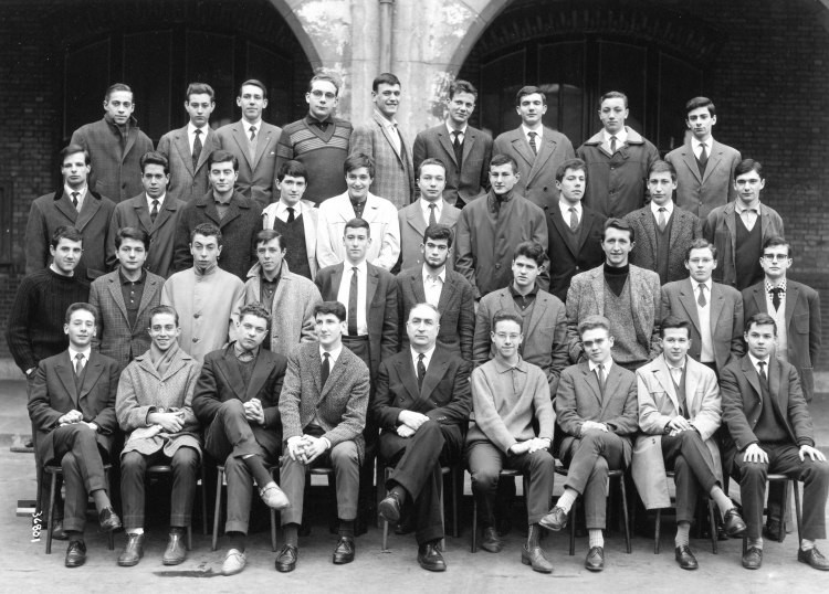 Classe de Maths Elem 25 - 1962