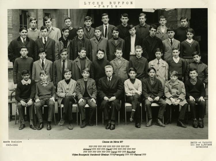 Classe de 3ème 7 - 1966