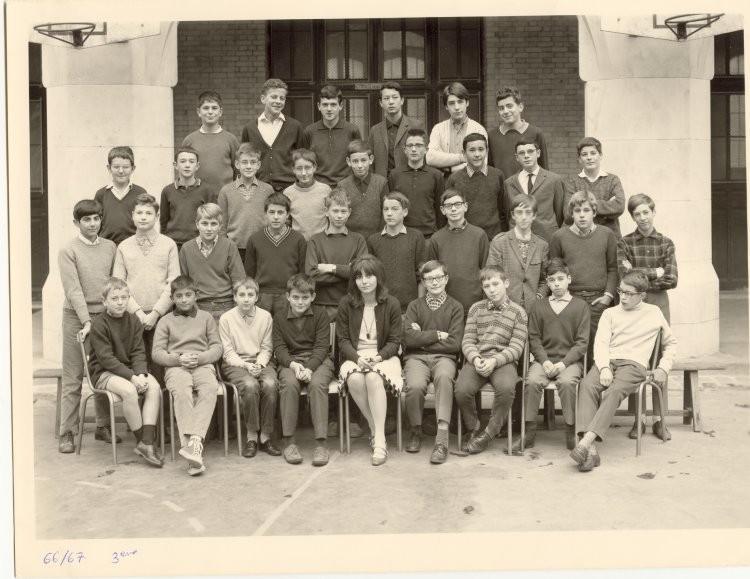Classe de 3ème B5 - 1966
