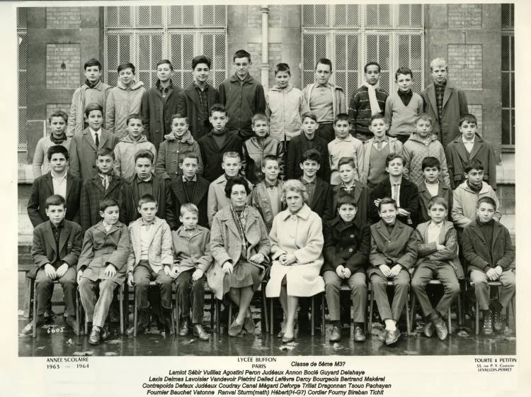 Classe de 5ème - 1965