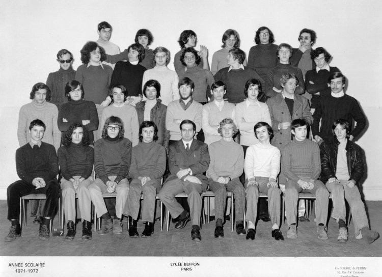 Classe de terminale 1 - 1971