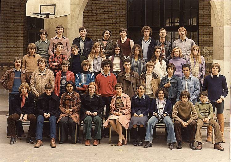 Classe de 2nde - 1976