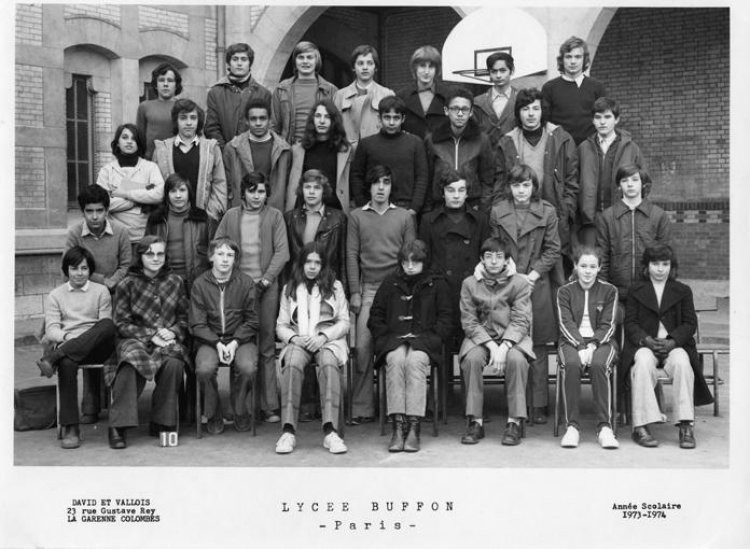 Classe de 3ème - 1973