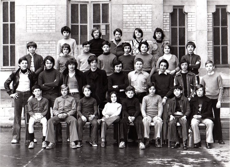 Classe de 3ème - 1974