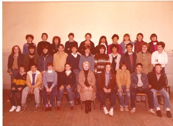 Classe de 3ème 8 - 1980