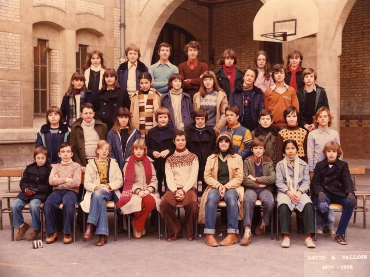 Classe de 4ème - 1977