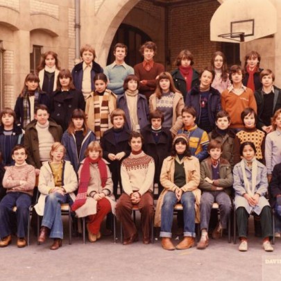 Classe de 4ème - 1977