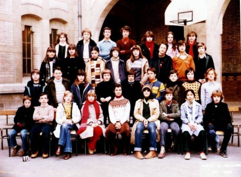 Classe de 4ème- 1978
