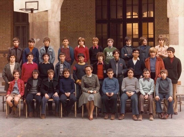 Classe de 4ème - 1976