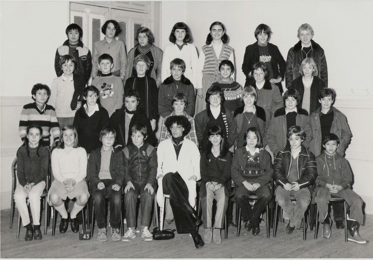 Classe de 4ème - 1980
