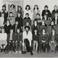 Classe de 4ème - 1980