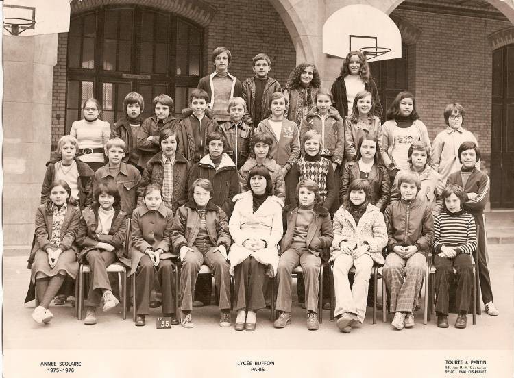 Classe de 5ème - 1975