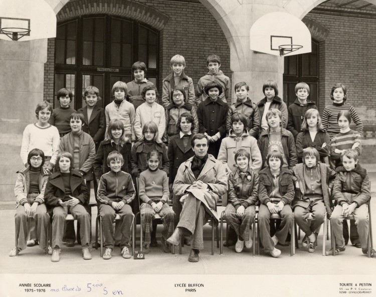 Classe de 5ème - 1976