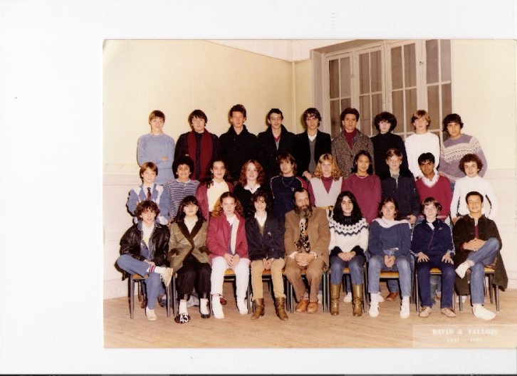 Classe de Monsieur Vian - 1982