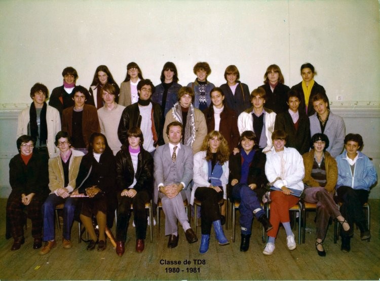 Classe de Terminale D8 - 1980