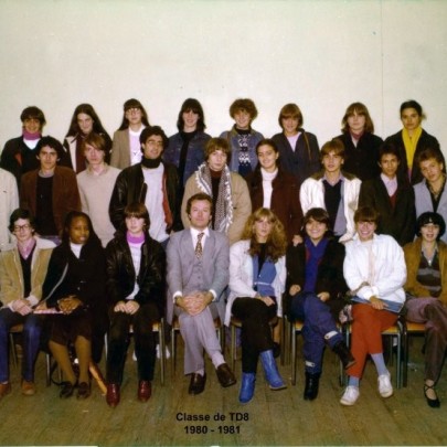 Classe de Terminale D8 - 1980